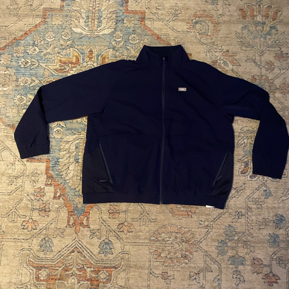 Sydney scrub jacket with matching shirt large, navy